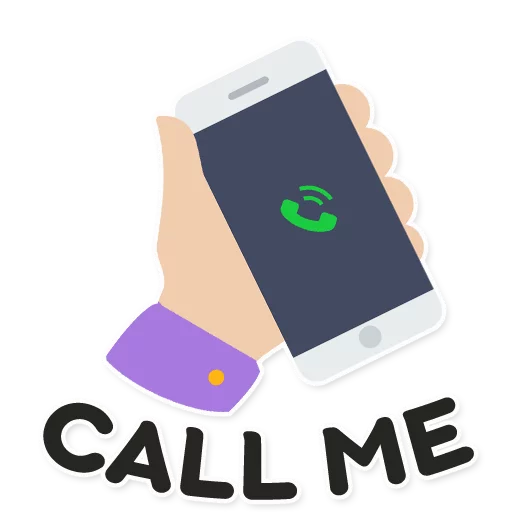 📞 Стикер «Фразы на английском» для Telegram