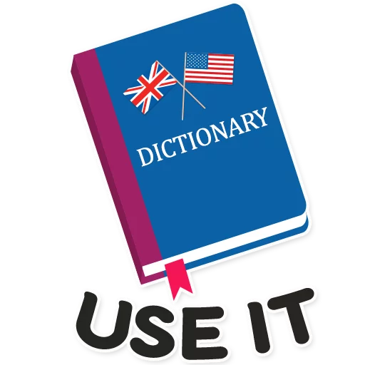 📚 Стикер «Фразы на английском» для Telegram
