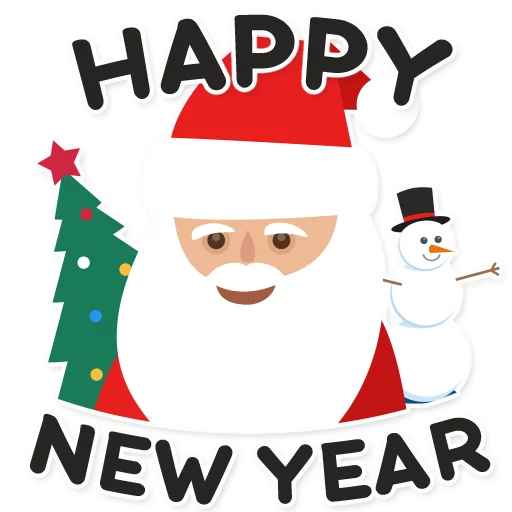 🎅 Стикер «Фразы на английском» для Telegram