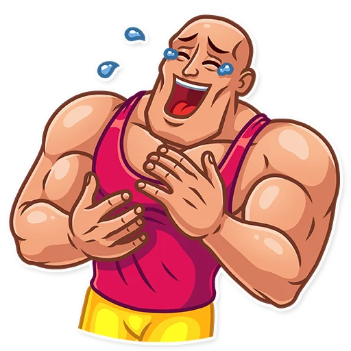 Стикерпак Bodybuilder для Telegram — скачать