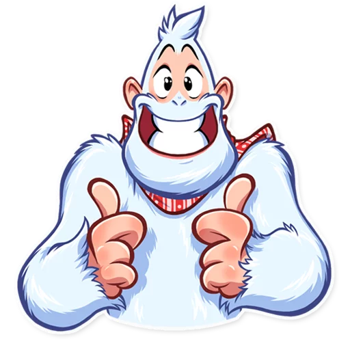 👍 Стикер «Bigfoot Eddie» для Telegram