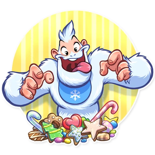 🤤 Стикер «Bigfoot Eddie» для Telegram
