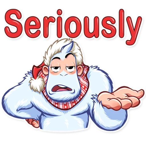 🤨 Стикер «Bigfoot Eddie» для Telegram