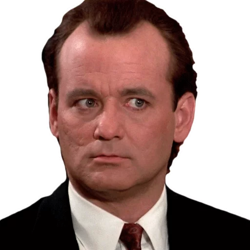 😯 Стикер «Bill Murray Emotionless Emojis» для Telegram