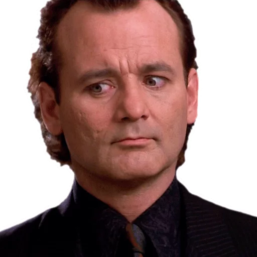 😟 Стикер «Bill Murray Emotionless Emojis» для Telegram