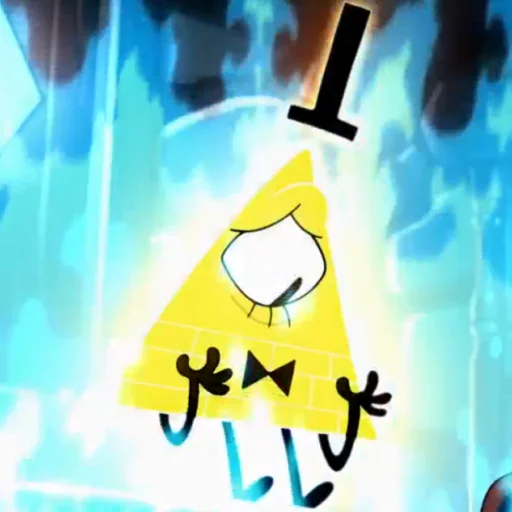 😟 Стикер «Bill Cipher Gravity Falls» для Telegram