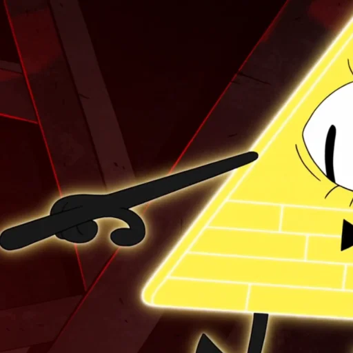 👈 Стикер «Bill Cipher Gravity Falls» для Telegram