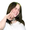 😜 Эмодзи «billie eilish» для Telegram