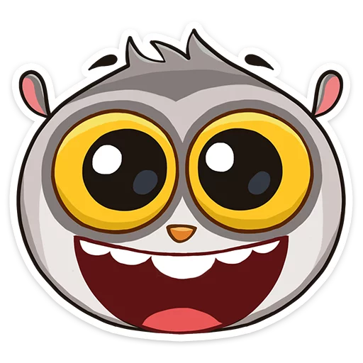 Стикерпак Bin the lemur для Telegram — скачать