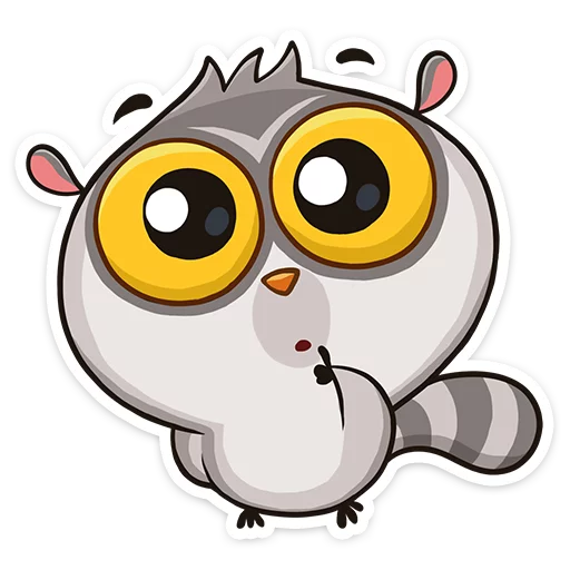😳 Стикер «Bin the lemur» для Telegram