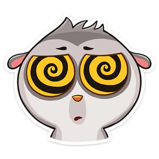 😵 Стикер «Bin the lemur» для Telegram