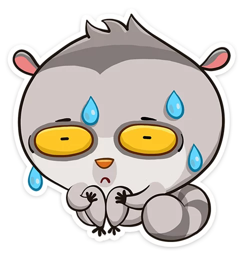 😓 Стикер «Bin the lemur» для Telegram