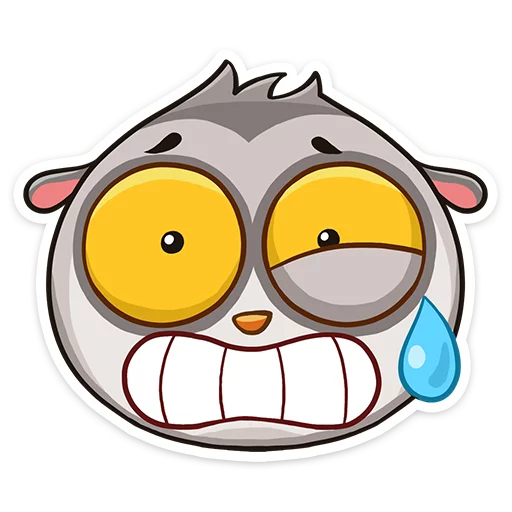😬 Стикер «Bin the lemur» для Telegram