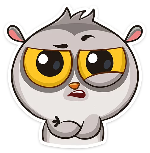 😒 Стикер «Bin the lemur» для Telegram