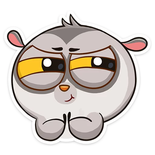 😈 Стикер «Bin the lemur» для Telegram