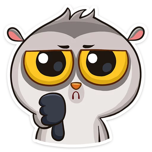 👎 Стикер «Bin the lemur» для Telegram