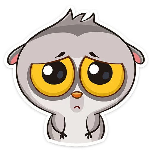 🙄 Стикер «Bin the lemur» для Telegram