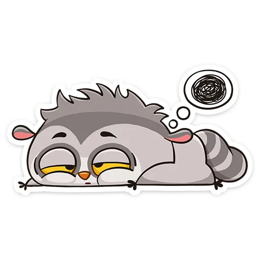 😵 Стикер «Bin the lemur» для Telegram
