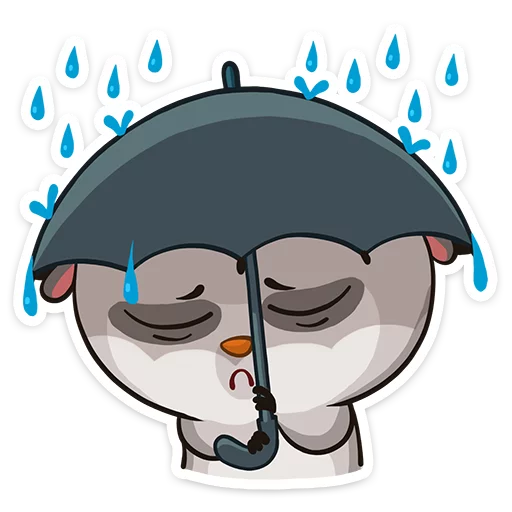 ☔ Стикер «Bin the lemur» для Telegram