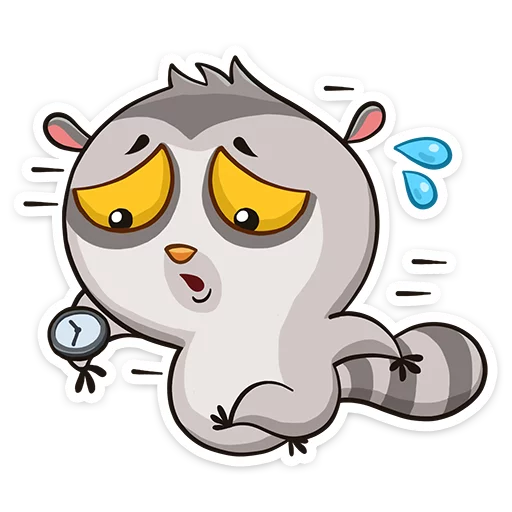 ⏰ Стикер «Bin the lemur» для Telegram