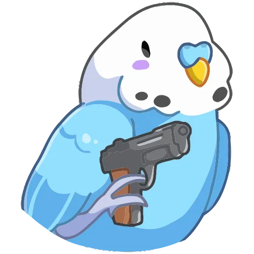 🔫 Эмодзи «Попуги» для Telegram