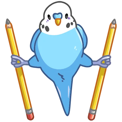 ✏️ Эмодзи «Попуги» для Telegram