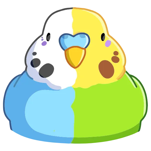 😐 Эмодзи «Попуги» для Telegram