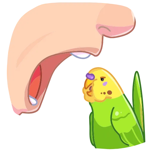 🤬 Эмодзи «Попуги» для Telegram