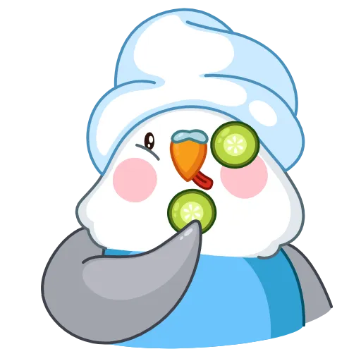 🥒 Стикер «Голубой Птенчик» для Telegram