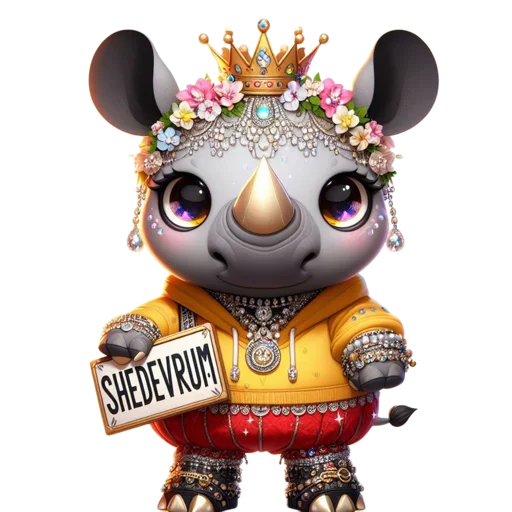 🦏 Стикер «Bird of Happiness» для Telegram