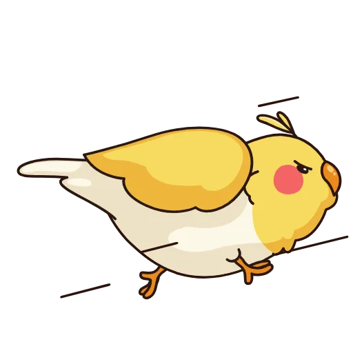 🏃 Стикер «Birdie the Parrot» для Telegram