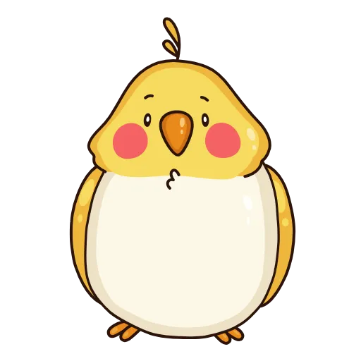 🍦 Стикер «Birdie the Parrot» для Telegram