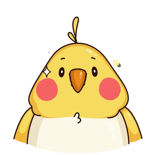 💡 Стикер «Birdie the Parrot» для Telegram