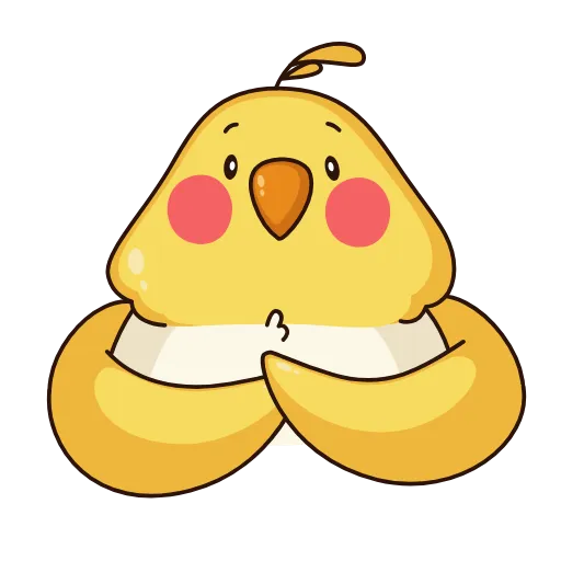 🙏 Стикер «Birdie the Parrot» для Telegram