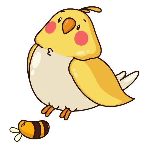 👋 Стикер «Birdie the Parrot» для Telegram