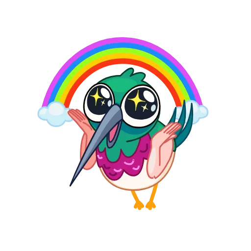 🤩 Эмодзи «Birds» для Telegram