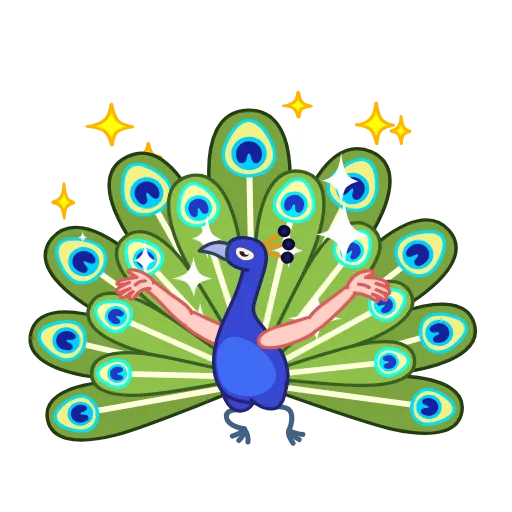 🦚 Эмодзи «Birds» для Telegram