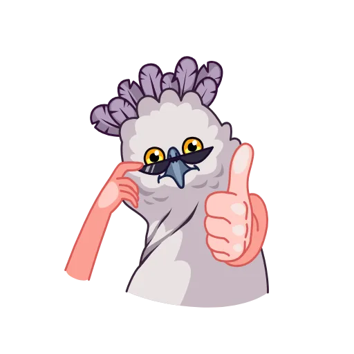 👍 Эмодзи «Birds» для Telegram