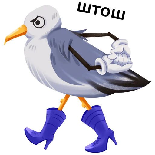 Стикерпак Птичий базар для Telegram