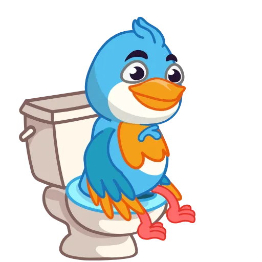 🚽 Эмодзи «Birdy» для Telegram
