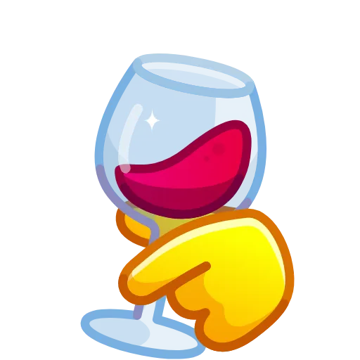 🍷 Эмодзи «birthday #cute» для Telegram
