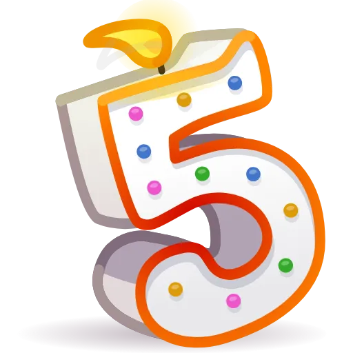 5️⃣ Эмодзи «birthday #cute» для Telegram