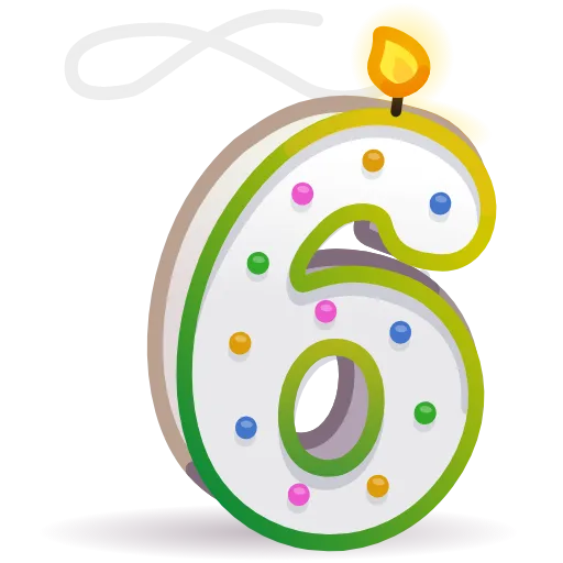 6️⃣ Эмодзи «birthday #cute» для Telegram