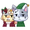 😒 Эмодзи «Bisk Vanilla Winter» для Telegram