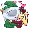 😘 Эмодзи «Bisk Vanilla Winter» для Telegram