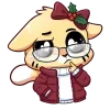 👓 Эмодзи «Bisk Vanilla Winter» для Telegram