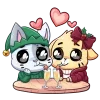 🥂 Эмодзи «Bisk Vanilla Winter» для Telegram