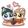 ☕ Эмодзи «Биск Autumn» для Telegram