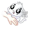 ☺ Эмодзи «Бисквит Няшечка» для Telegram