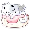 💤 Эмодзи «Бисквит Няшечка» для Telegram